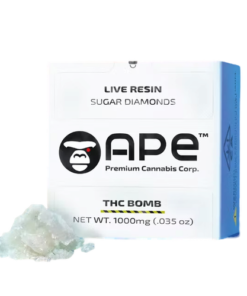 Ape Premium Canabis Corp Live Resin Sugar Diamonds